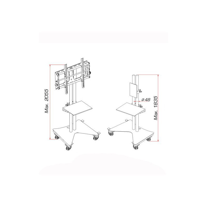SOPORTE PARA PANTALLAS HASTA 65"