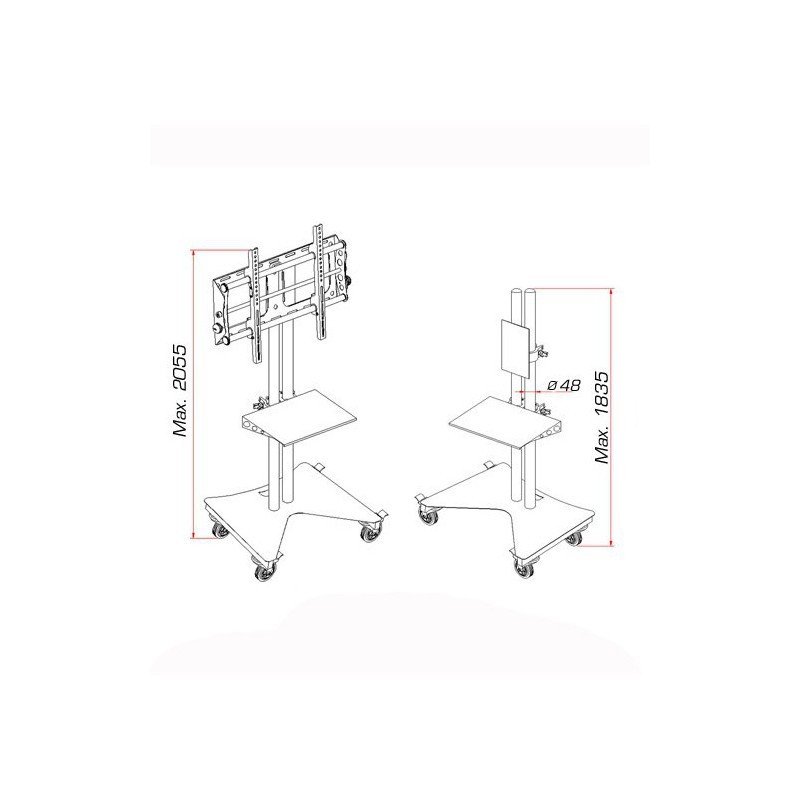 SOPORTE PARA PANTALLAS HASTA 65"