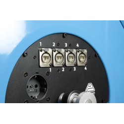 Manguera de 4 CAT.6 F/UTP y cable de corriente