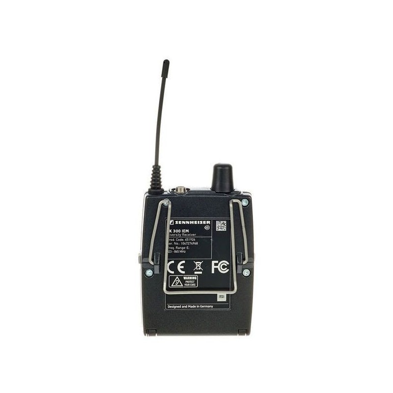 Sennheiser EW 300 IEM G3 E Sistema Inalámbrico de Monitoreo In Ear