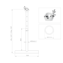 “T” TELESCÓPICA DE ALUMINIO